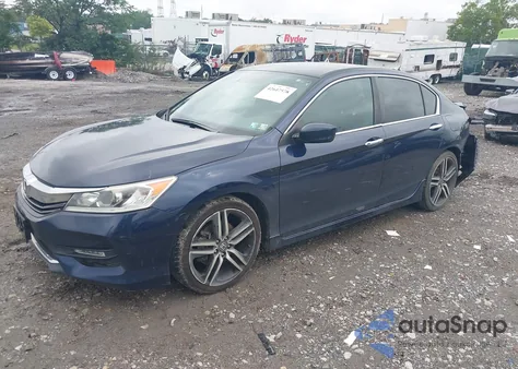 2016 Honda Accord Sport from USA, damaged, VIN 1HGCR2F62GA040788